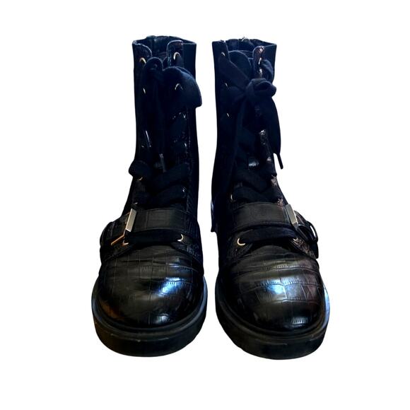 dv by Dolce Vita Black Combat Boots | Size 7 | Pre-Owned - Picture 3 of 8